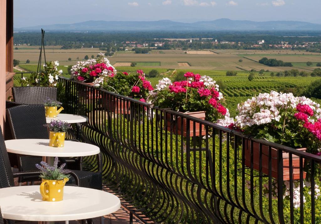 Hotel Restaurant Au Riesling Zellenberg Extérieur photo